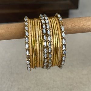 Gold Bangle Set